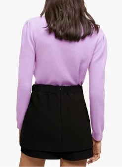 Maje PAMO - Short Met Twee-in-eene-effect | Zwart 11 Maje PAMO - Short Met Twee-in-eene-effect | Zwart -Chic Verkoop 3379267