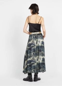 Please Lange Rok Met Print | Blauw -Chic Verkoop 3875278