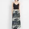 Please Lange Rok Met Print | Blauw -Chic Verkoop 3875282