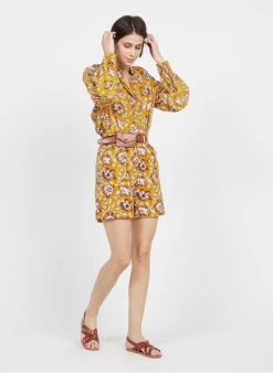 Petite Mendigote MARCO - Katoenen Short Met Print | Geel -Chic Verkoop 3925965