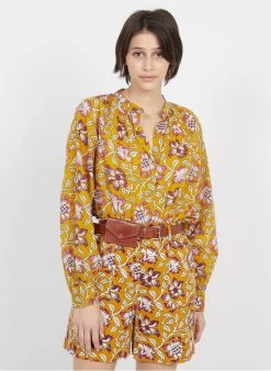 Petite Mendigote MARCO - Katoenen Short Met Print | Geel -Chic Verkoop 3925968