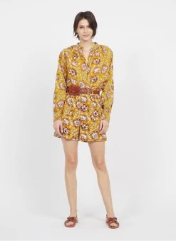 Petite Mendigote MARCO - Katoenen Short Met Print | Geel -Chic Verkoop 3925969