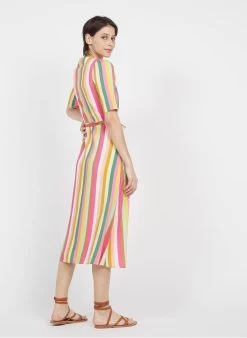 Petite Mendigote MARILOU - Wikkeljurk Van Viscose Met Print | Veelkleurig -Chic Verkoop 3926321