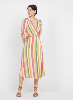 Petite Mendigote MARILOU - Wikkeljurk Van Viscose Met Print | Veelkleurig