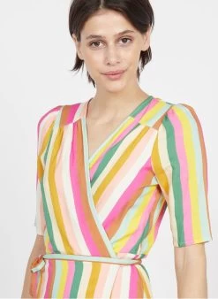 Petite Mendigote MARILOU - Wikkeljurk Van Viscose Met Print | Veelkleurig -Chic Verkoop 3926326