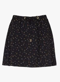 Korte Rok Met Print | Zwart 11 Korte Rok Met Print | Zwart -Chic Verkoop 3930023