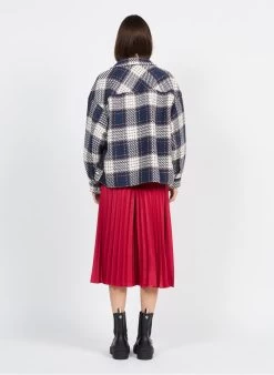 Scotch And Soda Halflange Plissérok | Rood -Chic Verkoop 3979965