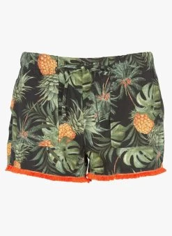 Banana Moon DOUGLAS GREENER - Linnen Short Met Print | Veelkleurig