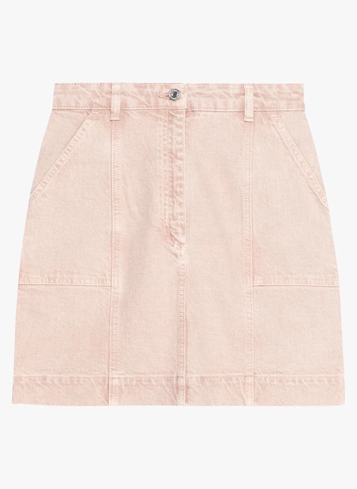 Vanessa Bruno VLADIMA - Korte, Katoenen Rok | Roze 3 Vanessa Bruno VLADIMA - Korte, Katoenen Rok | Roze