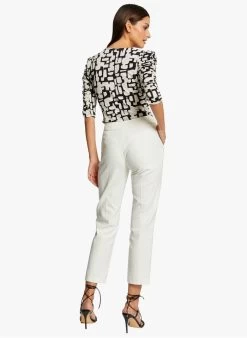 MORGAN TLOLA - Top Met V-hals En Geometrische Print | Veelkleurig -Chic Verkoop 4003588