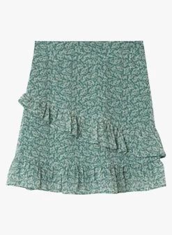 IMPERATRICE - Korte Rok Met Print En Volants | -Chic Verkoop 4012833