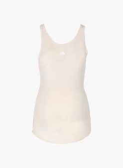 ADIDAS TR-ES MAT TK - Slim-fit Sporttop | Beige