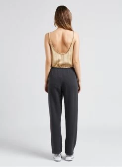 American Vintage WIDLAND - Body Met Ronde Hals En Schouderbandjes | Beige -Chic Verkoop 4023746