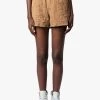 Zadig & Voltaire PAXI - Suède Short Met Kreukeleffect | Bruin 2 Zadig & Voltaire PAXI - Suède Short Met Kreukeleffect | Bruin -Chic Verkoop 4028806