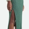 Vanessa Bruno AGNES - Halflange Rok Van Katoenmix | Groen -Chic Verkoop 4031880