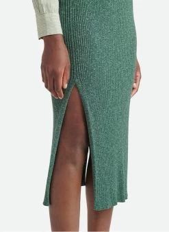 Vanessa Bruno AGNES - Halflange Rok Van Katoenmix | Groen