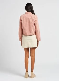 IMOGENE - Rechte, Katoenen Rok Met Hoge Taille | Wit -Chic Verkoop 4032337