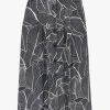 Caroll MALO - Halflange Rok Met Print | Blauw