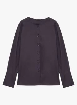 Tara Jarmon CITRON - Katoenen Blouse Met Lange Mouw | Blauw