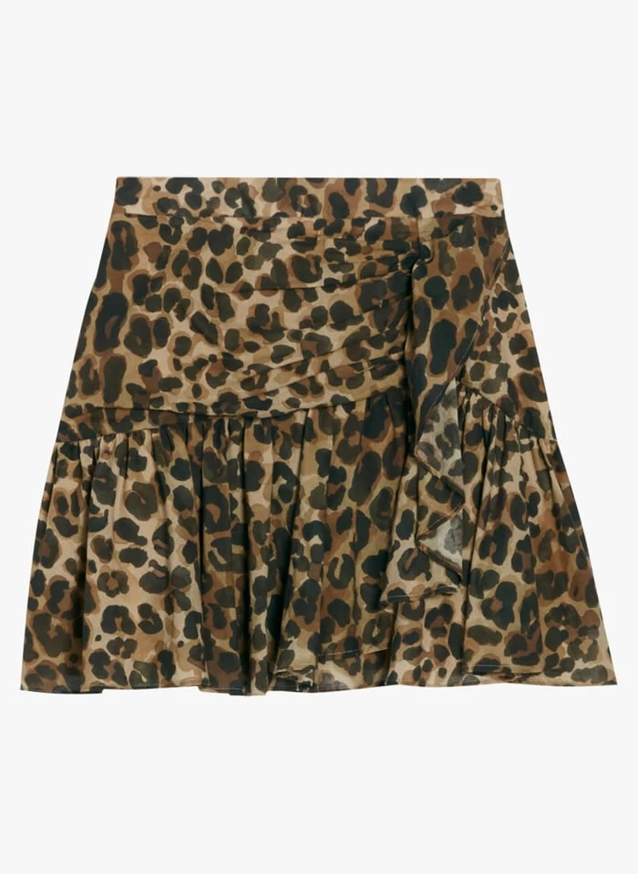 CLAUDIE PIERLOT SISTERLEO - Korte Rok Met Luipaardprint | Veelkleurig 4 CLAUDIE PIERLOT SISTERLEO - Korte Rok Met Luipaardprint | Veelkleurig - Afbeelding 2