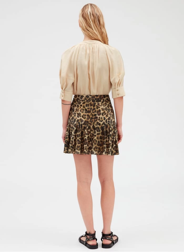 CLAUDIE PIERLOT SISTERLEO - Korte Rok Met Luipaardprint | Veelkleurig 6 CLAUDIE PIERLOT SISTERLEO - Korte Rok Met Luipaardprint | Veelkleurig - Afbeelding 4