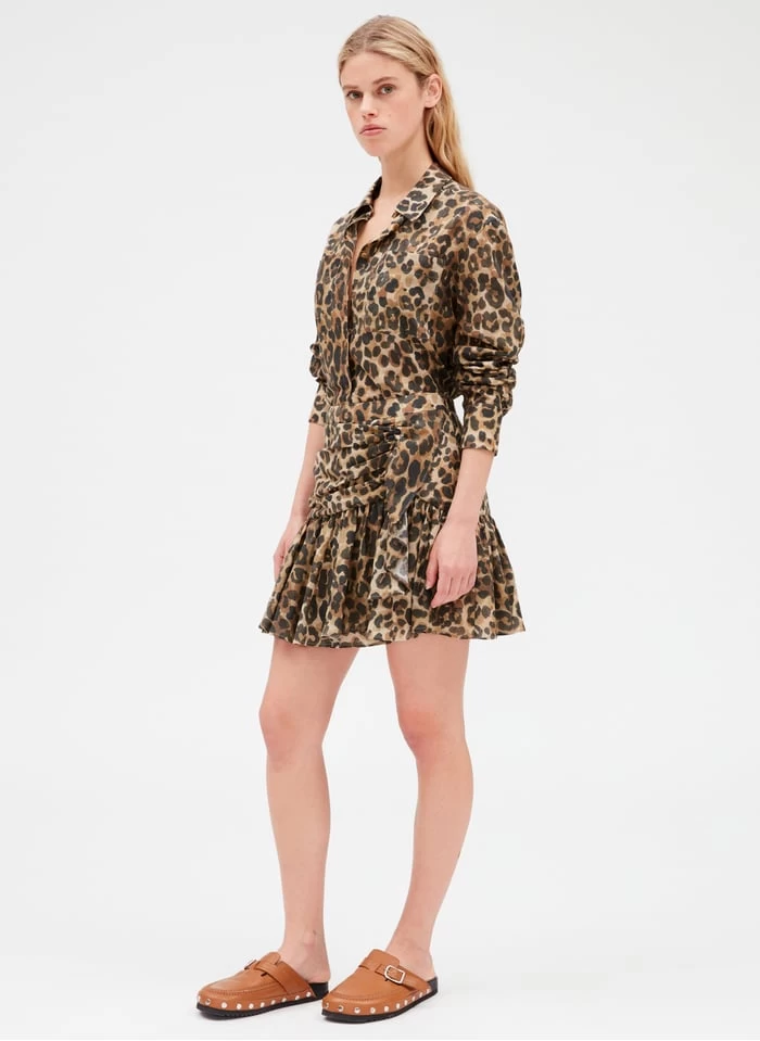 CLAUDIE PIERLOT SISTERLEO - Korte Rok Met Luipaardprint | Veelkleurig 7 CLAUDIE PIERLOT SISTERLEO - Korte Rok Met Luipaardprint | Veelkleurig - Afbeelding 5