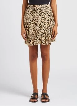 Vila VIPAYA - Korte Rok Met Volants | Oranje