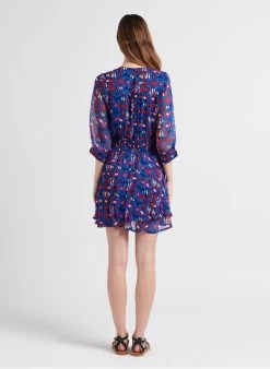 ORMAND - Korte Jurk Met Geometrische Print | Veelkleurig -Chic Verkoop 4070433