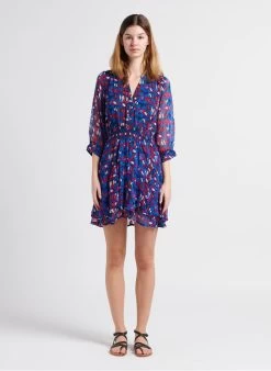 ORMAND - Korte Jurk Met Geometrische Print | Veelkleurig