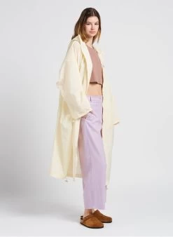 American Vintage ZELYM - Ruimvallende, Katoenen Top Met Ronde Hals | Bruin -Chic Verkoop 4072552