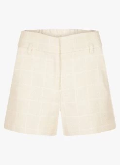 MORGAN SHITI - Geruit Short | Beige -Chic Verkoop 4076276