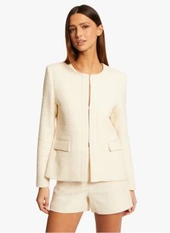 MORGAN SHITI - Geruit Short | Beige -Chic Verkoop 4076466