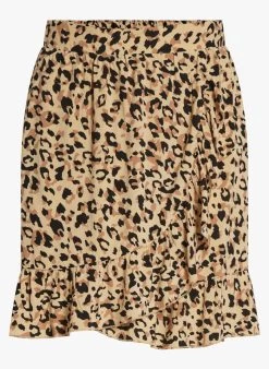 Vila VIPAYA - Korte Rok Met Volants | Oranje -Chic Verkoop 4079285