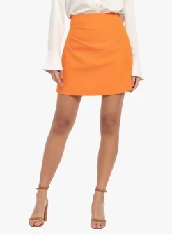 KOOKAI Korte, Rechte Rok | Oranje