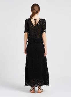 Ikks Korte Top Met Ajour | Zwart 11 Ikks Korte Top Met Ajour | Zwart -Chic Verkoop 4087890