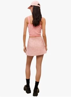 Maje JANELLO - Korte Tweedrok | Roze -Chic Verkoop 4088286