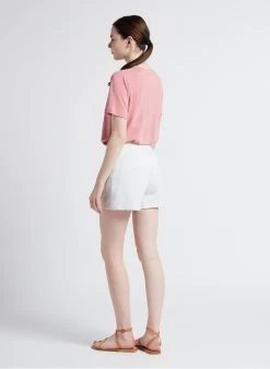 SEE U SOON Short Van Katoenmix Met Rits | Blauw -Chic Verkoop 4089451