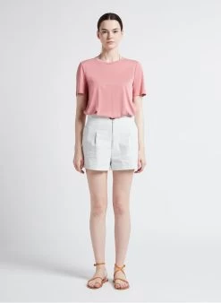 SEE U SOON Short Van Katoenmix Met Rits | Blauw -Chic Verkoop 4089456