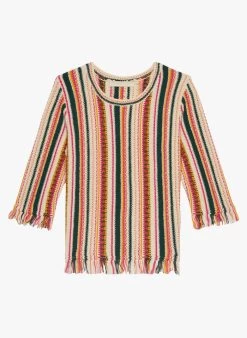 Vanessa Bruno AMIRA - Gestreepte Blouse Katoenblend | Veelkleurig -Chic Verkoop 4090411