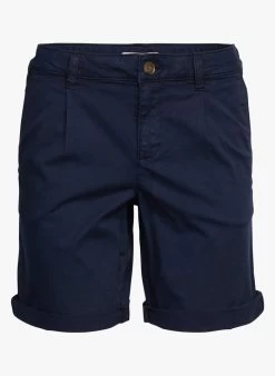 ESPRIT Straight-fit Short Van Katoenmix | Blauw
