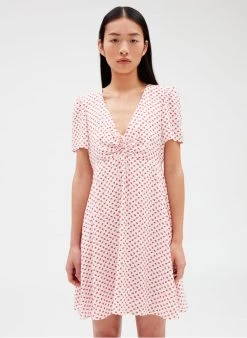 CLAUDIE PIERLOT ROSSA - Korte, Rechte Jurk Met V-hals |