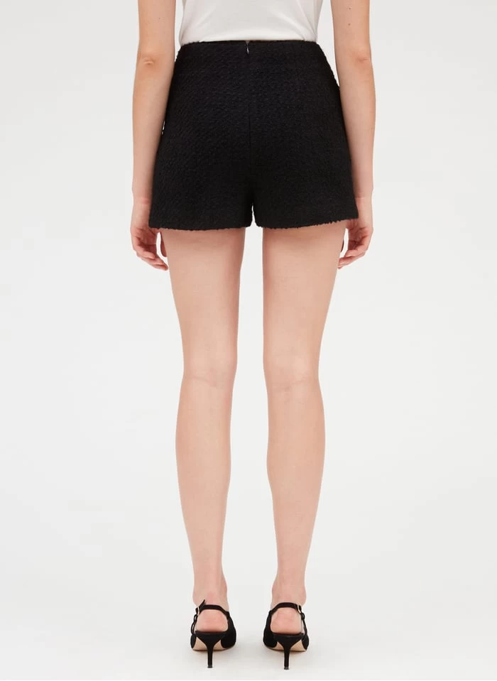 CLAUDIE PIERLOT ELGA - Short Van Tweedstof | Zwart 6 CLAUDIE PIERLOT ELGA - Short Van Tweedstof | Zwart - Afbeelding 4