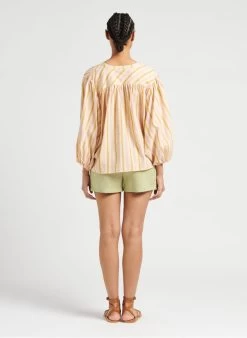 SEE U SOON Straight-fit Short Met Rits | Groen -Chic Verkoop 4098479