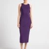 Max Mara Leisure MAMMOLA - Lange Jurk Met Ronde Hals | Violet -Chic Verkoop 4101530
