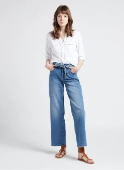 GERARD DAREL ADRIEN - Top Met Tuniekhals En Stras | Wit -Chic Verkoop 4110420