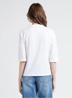 GERARD DAREL ADRIEN - Top Met Tuniekhals En Stras | Wit -Chic Verkoop 4110421