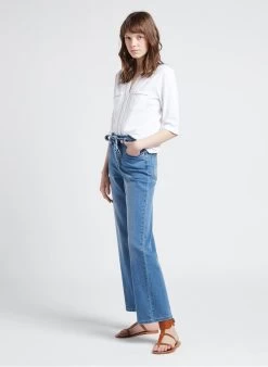 GERARD DAREL ADRIEN - Top Met Tuniekhals En Stras | Wit -Chic Verkoop 4110423