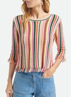 Vanessa Bruno AMIRA - Gestreepte Blouse Katoenblend | Veelkleurig