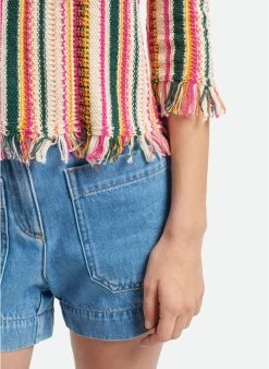 Vanessa Bruno AMIRA - Gestreepte Blouse Katoenblend | Veelkleurig -Chic Verkoop 4113235