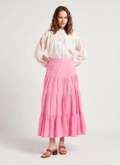 STELLA FOREST JOANNA - Halflange, Gerende Rok | Roze -Chic Verkoop 4120600